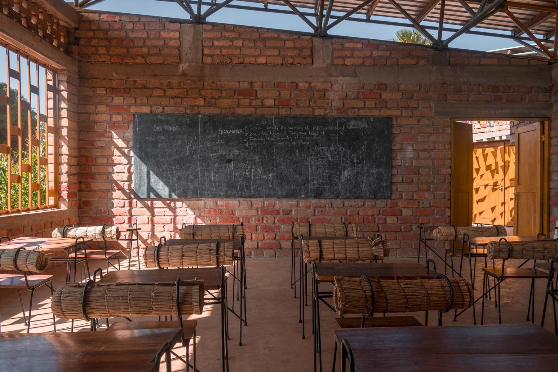 A new school in one of Tanzania’s former refugee settlements beats the heat for students and the public alike